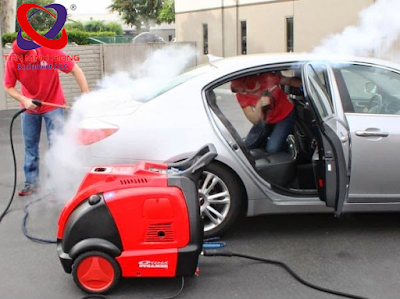 Máy rửa xe hơi nước nóng vệ sinh nội ngoại thất