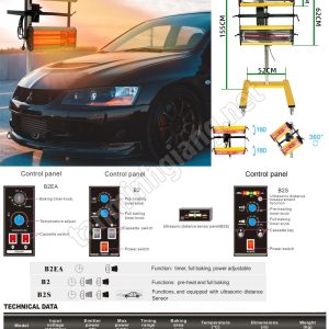 ĐÈN SẤY SƠN HỒNG NGOẠI 2 BÓNG SOLARY B2