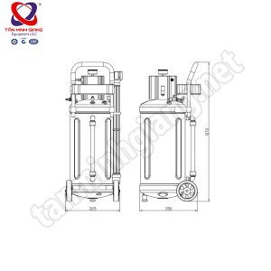 Bình hút nhớt động cơ HPMM HC-3026