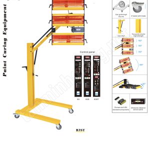 ĐÈN SẤY SƠN HỒNG NGOẠI SOLARY B3 - 3 BÓNG