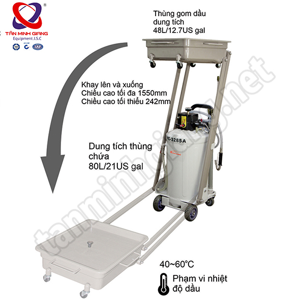 HC-3285A Pneumatic Oil Extractor