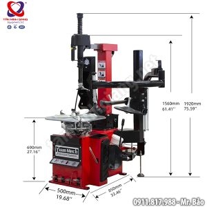 Máy ra vào lốp ô tô có trợ lực tì đè Yuan Mech C9572