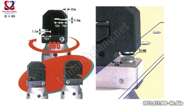 Máy đột lỗ bằng khí nén Shinano SI-4800 - Nhật Bản