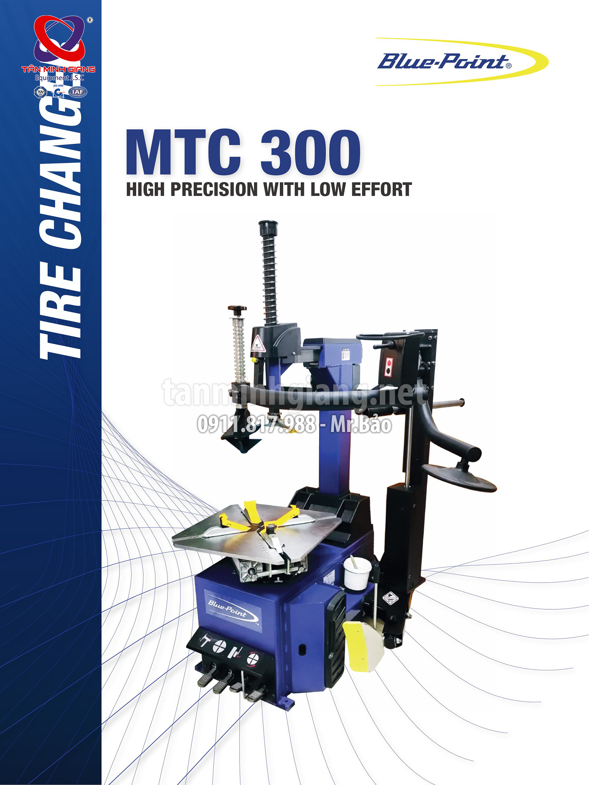 may-ra-vao-lop-blue-point-snap-on-mtc-300-EEWHBP743AC1-02 Máy ra vào lốp có trợ lực Bluepoint - Snap-on MTC 300 (PN: EEWHBP743AC1)