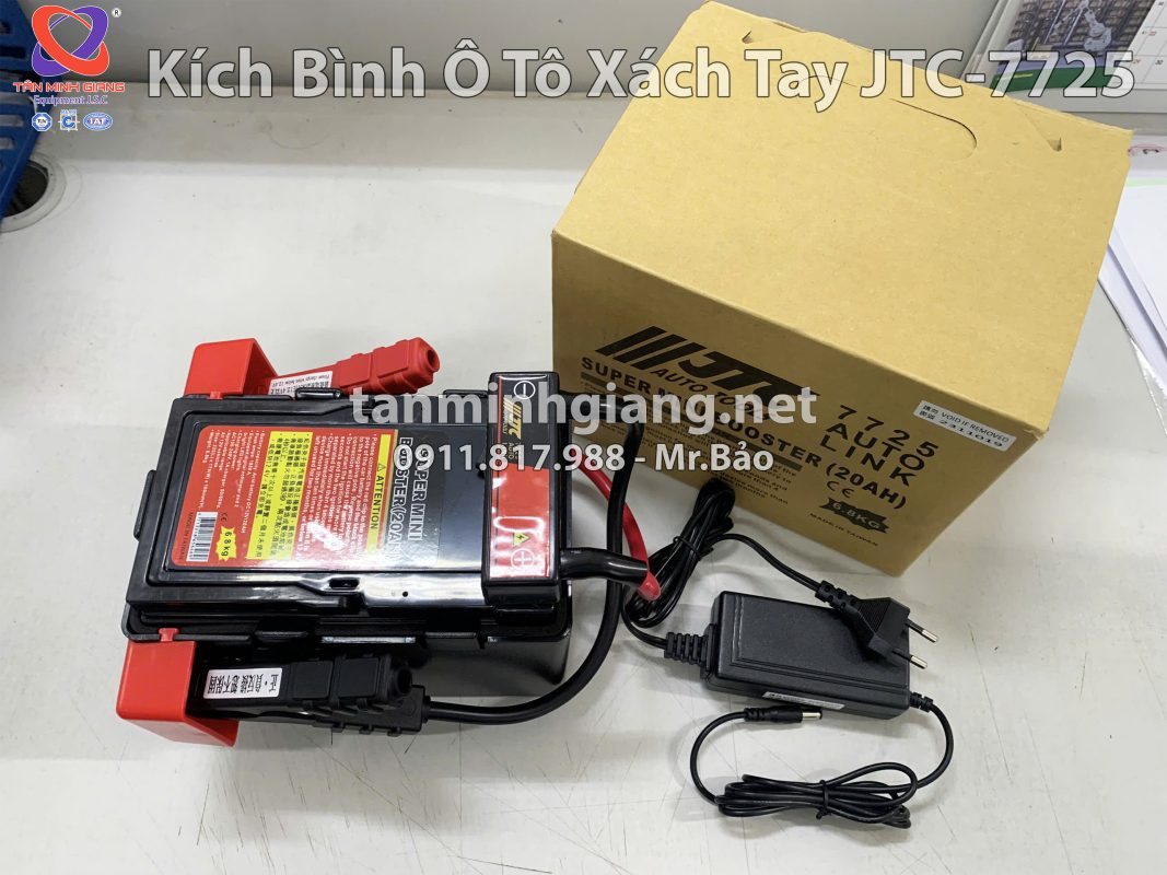 Kích bình ô tô xách tay JTC-7725 | Giải pháp cứu pan nhanh cho mọi Garage