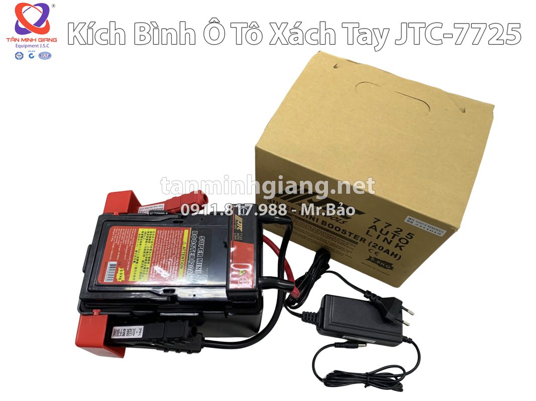 Kích bình ô tô xách tay JTC-7725 | Giải pháp cứu pan nhanh cho mọi Garage