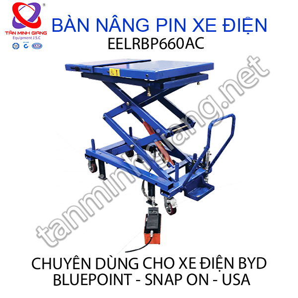 Bàn nâng pin xe điện BYD (1T Battery Lifting Table – Snap-On Blue-Point)