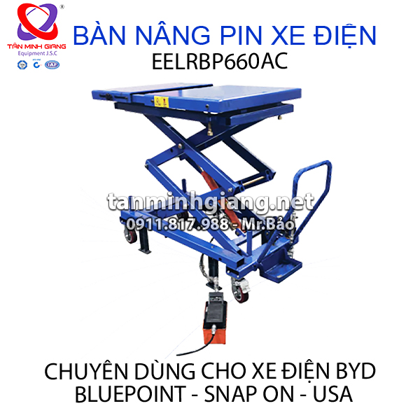 Bàn nâng pin xe điện BYD (1T Battery Lifting Table – Snap-On Blue-Point)
