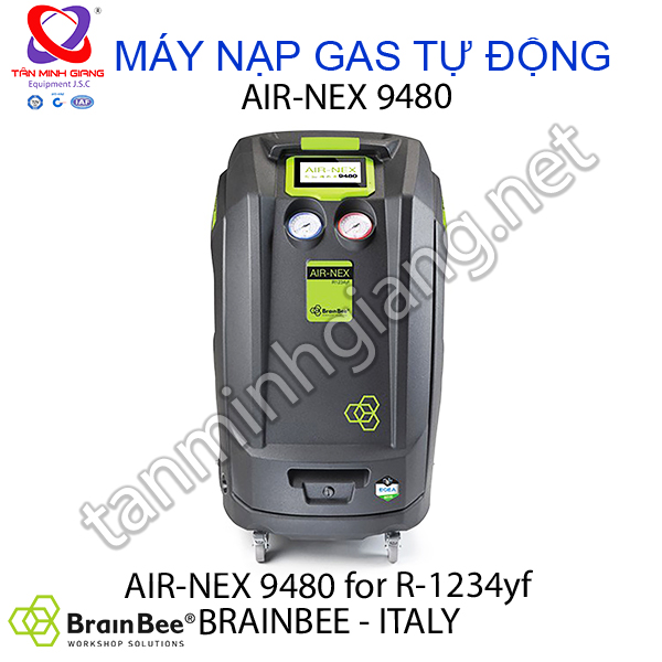 Máy nạp gas điều hòa ô tô tự động BRAINBEE AIR-NEX 9480 (R-1234yf)