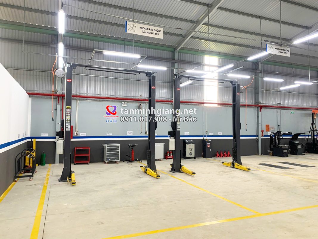 Cầu nâng 2 trụ Weijia DH204YAS - 4 Tấn