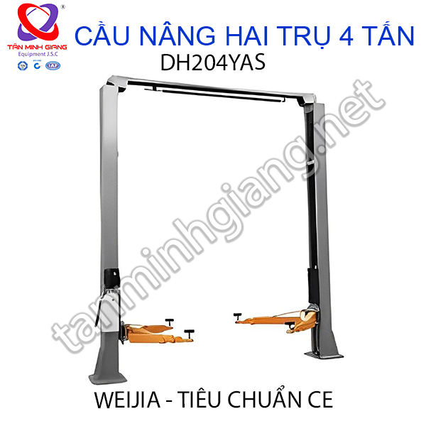 Cầu nâng 2 trụ Weijia DH204YAS - 4 Tấn